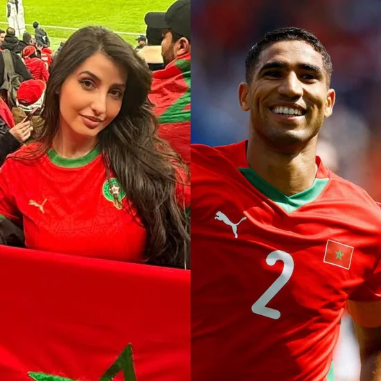 নোরা ফাতেহি ও হাকিমির প্রেমের গুঞ্জন, জল্পনায় ভক্তরা